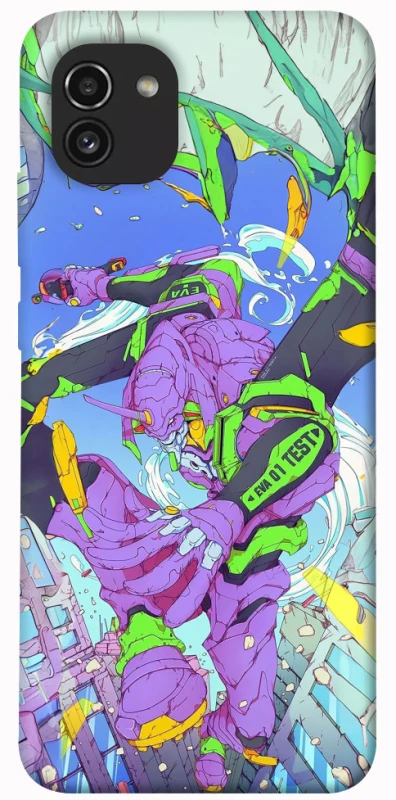 Чохол на Samsung Galaxy A03 Євангеліон v2 фото 1 з 1