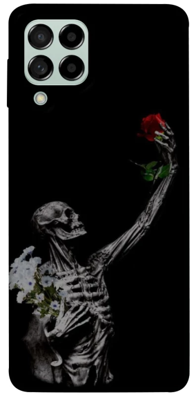 Чохол на Samsung Galaxy M53 5G Skeleton vs Rose фото 1 з 1
