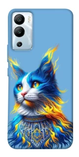 Чохол на Infinix Hot 12i Кіт патріот фото 1 з 1