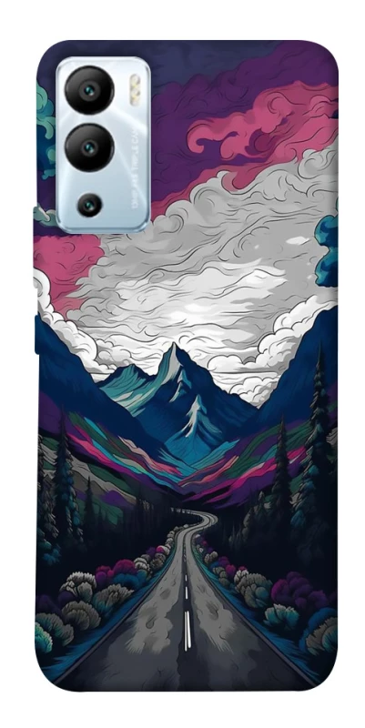 Чехол на Infinix Hot 12i Нарисованные горы фото 1 из 1