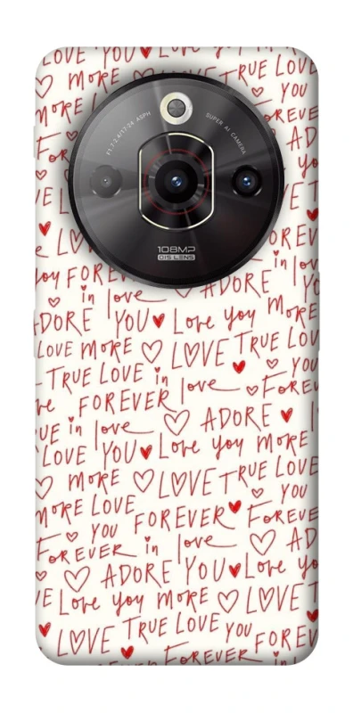 Чохол на ZTE Nubia Focus Pro Love aesthetic ver.4 фото 1 з 1