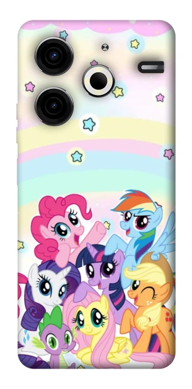 Чехол на TECNO Pova 6 Neo (LI6) My Little Pony ver.2 фото 1 из 1