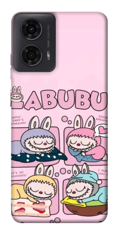 Чохол на Motorola Moto G04 Labubu Dreams Collage фото 1 з 1