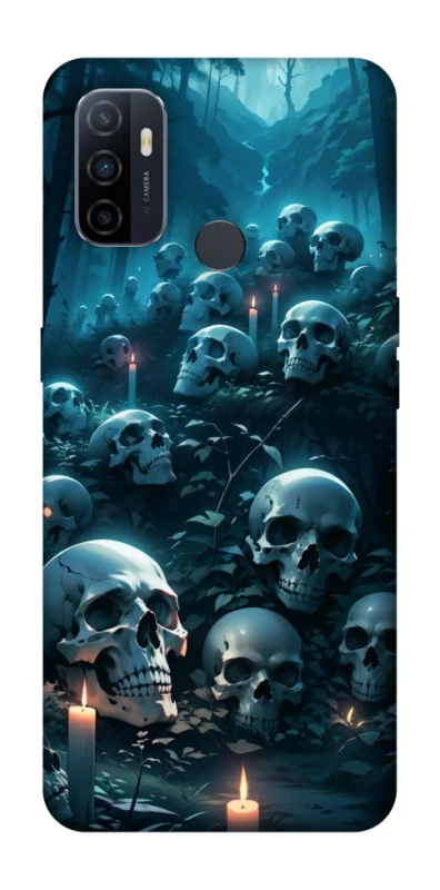 Чехол на Oppo A53 / A32 / A33 Skulls v3 фото 1 из 1