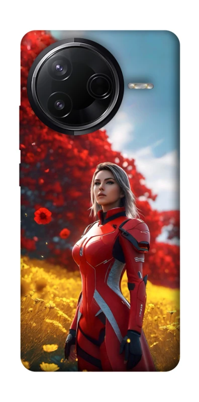 Чохол на Infinix Note 50 Pro Cyber space girl ver.5 фото 1 з 1