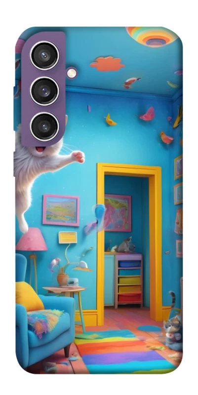 Чохол на Samsung Galaxy S23 FE crazy cat фото 1 з 1