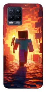 Чехол на Realme 8 Minecraft adventure фото 1 из 1