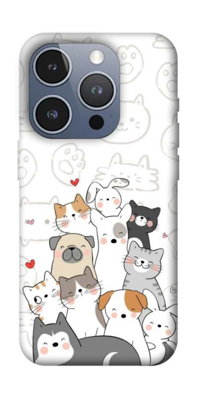 Чохол на Apple iPhone 16 Pro Funny Pets фото 1 з 1