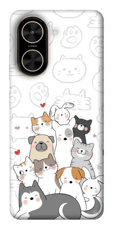 Чехол на Xiaomi Poco C71 Funny Pets фото 1 из 1