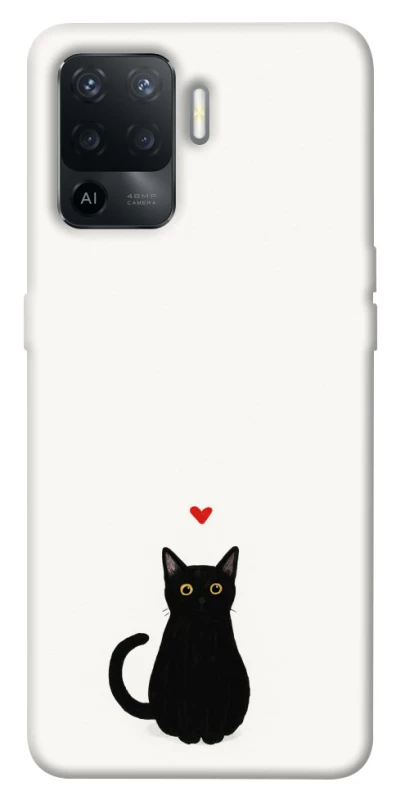 Чохол на Oppo Reno 5 Lite cat in love фото 1 з 1