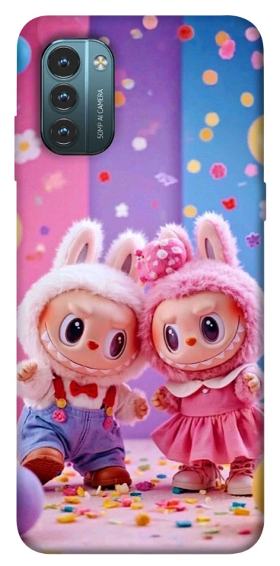 Чохол на Nokia G21 Labubu twins ver.3 фото 1 з 1
