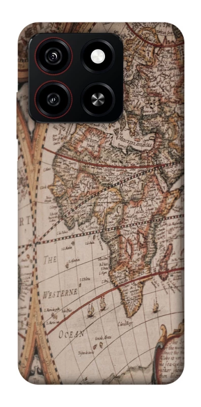 Чехол на ZTE Blade A35 4G Карта путешествий фото 1 из 1