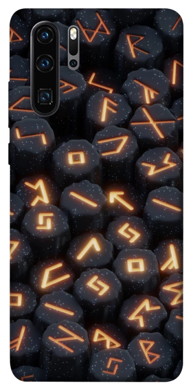 Чехол на Huawei P30 Pro Огненые руны фото 1 из 1