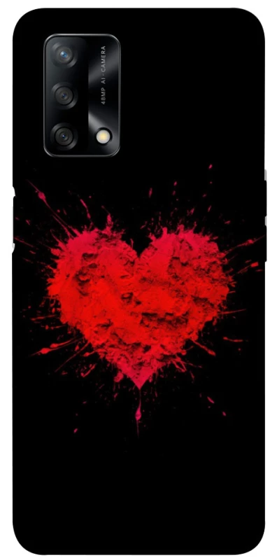 Чохол на Oppo A74 4G Splash heart фото 1 з 1