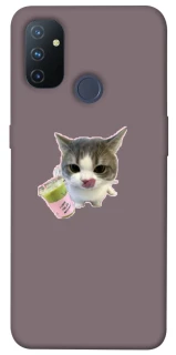 Чохол на OnePlus Nord N100 cat matcha фото 1 з 1