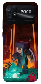 Чехол на Xiaomi Poco C40 Minecraft game adventure фото 1 из 1