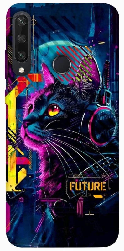 Чохол на Huawei Y6p Cyber Cat v2 фото 1 з 1