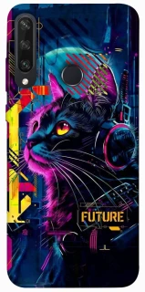 Чохол на Huawei Y6p Cyber Cat v2 фото 1 з 1