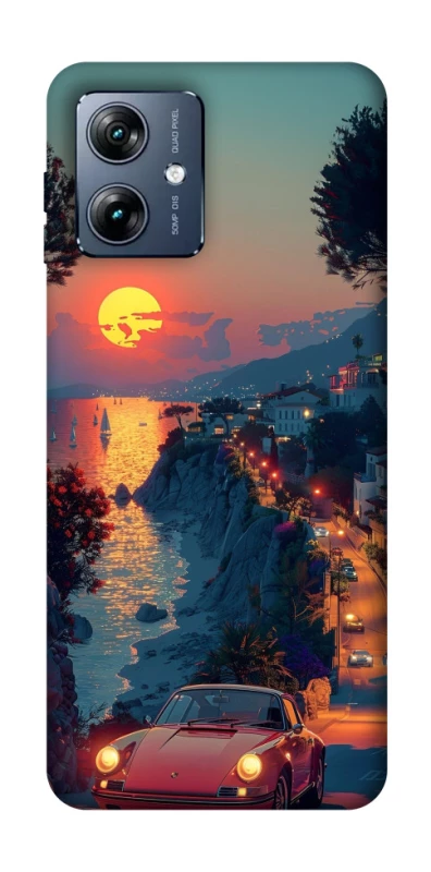 Чохол на Motorola Moto G54 Power Porsche sunrise фото 1 з 1