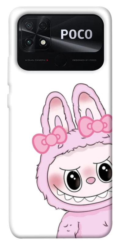 Чехол на Xiaomi Poco C40 Labubu White фото 1 из 1