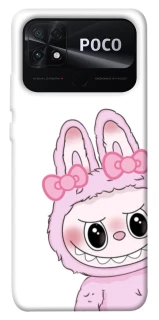 Чехол на Xiaomi Poco C40 Labubu White фото 1 из 1