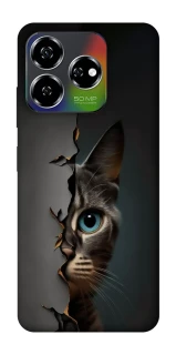 Чехол на ZTE Nubia V60 Кот-подглядыватель v2 фото 1 из 1