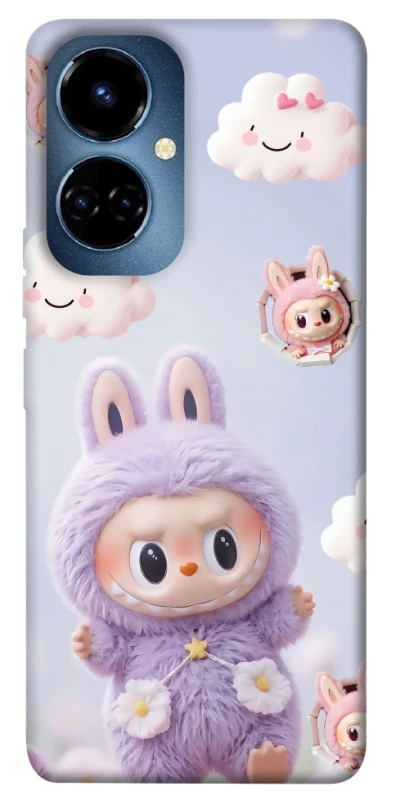 Чехол на TECNO Camon 19 Labubu & clouds фото 1 из 1