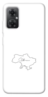 Чохол на Xiaomi Redmi Note 11R Ukraine map фото 1 з 1