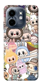 Чехол на Infinix Smart 9 4G / Hot 50i All Labubus фото 1 из 1