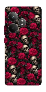 Чехол на Realme GT Neo 6 SE Черепа и розы фото 1 из 1