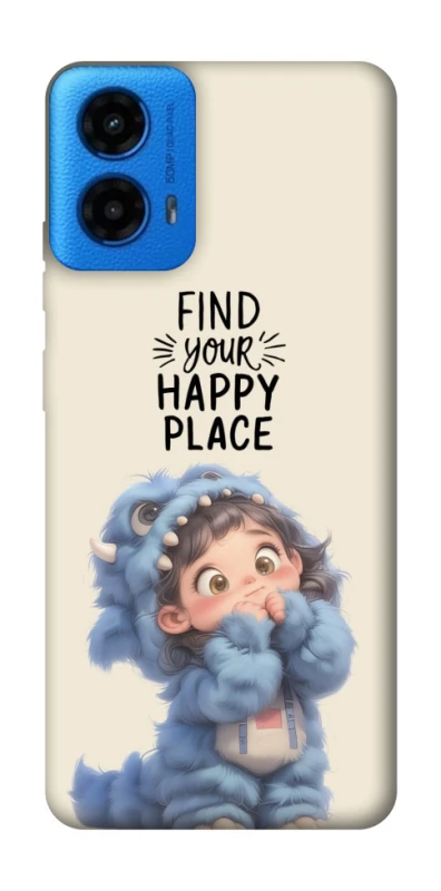 Чохол на Motorola Moto G45 Happy Place фото 1 з 1