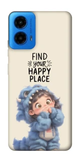 Чохол на Motorola Moto G45 Happy Place фото 1 з 1