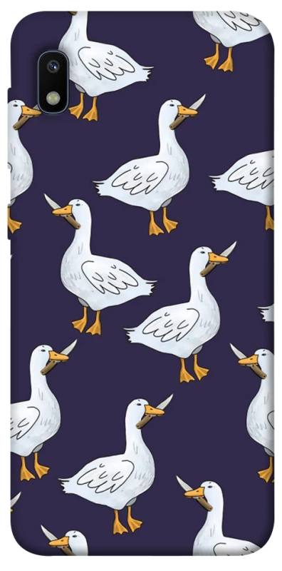 Чохол на Samsung Galaxy A10 (A105F) Гуси з претензією фото 1 з 1