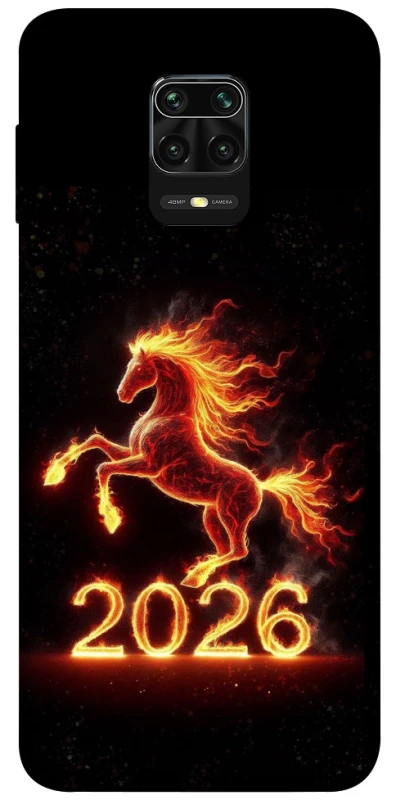 Чохол на Xiaomi Redmi Note 9s / Note 9 Pro / Note 9 Pro Max Red Fire Horse ver.1 фото 1 з 1