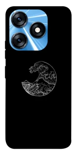 Чохол на TECNO Spark 10 Black tsunami фото 1 Чохол на TECNO Spark 10 Black tsunami фото 1 з 1