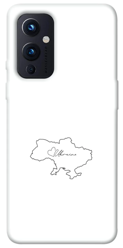 Чехол на OnePlus 9 Ukraine map фото 1 из 1