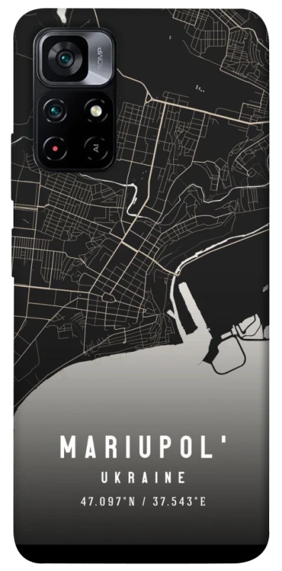 Чехол на Xiaomi Poco M4 Pro 5G Mariupol map фото 1 из 1