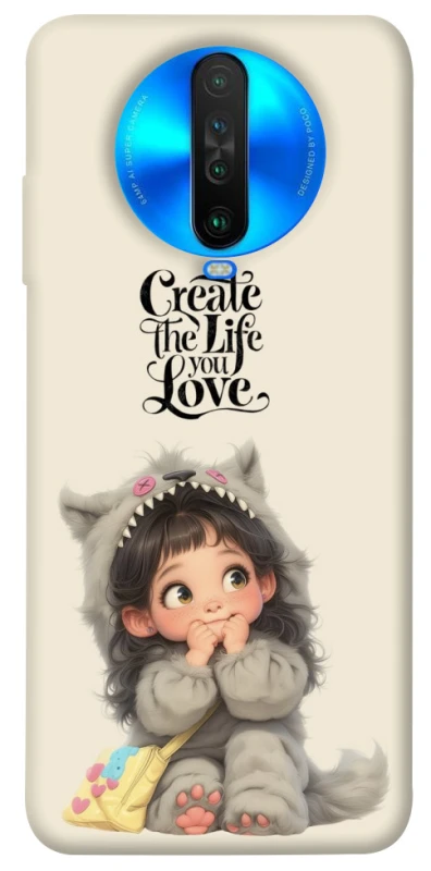 Чохол на Xiaomi Poco X2 Create the life you love фото 1 з 1