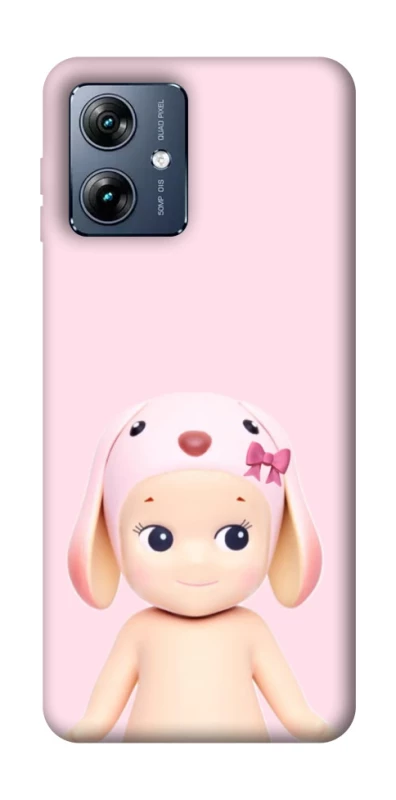 Чохол на Motorola Moto G54 Power Pink Ribbon Hop фото 1 з 1