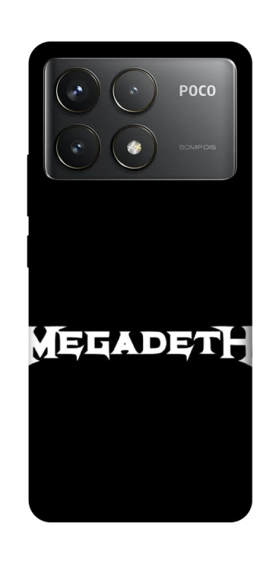 Чохол на Xiaomi Poco F6 Pro Megadeth logo фото 1 з 1