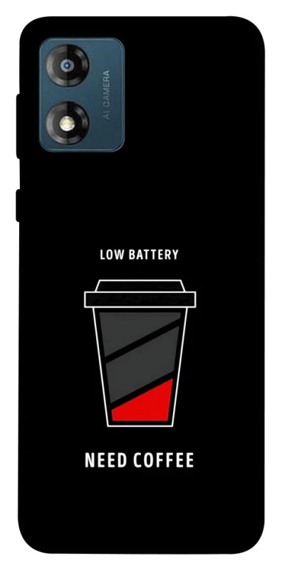 Чехол на Motorola Moto E13 Low battery фото 1 из 1