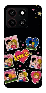 Чехол на ZTE Blade A35 4G Love is фото 1 из 1