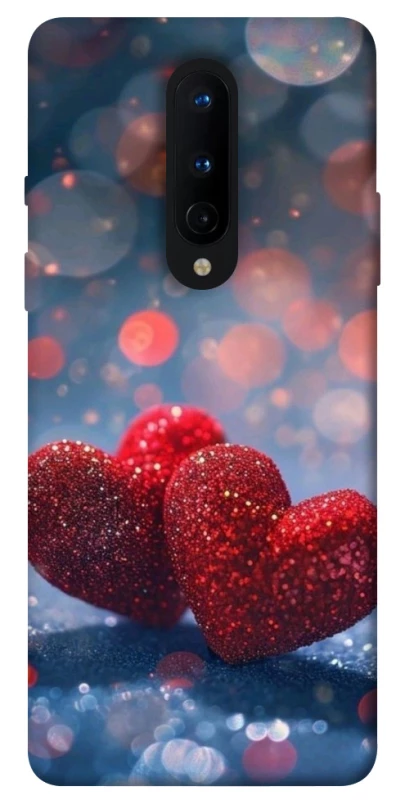 Чехол на OnePlus 8 Red hearts фото 1 из 1