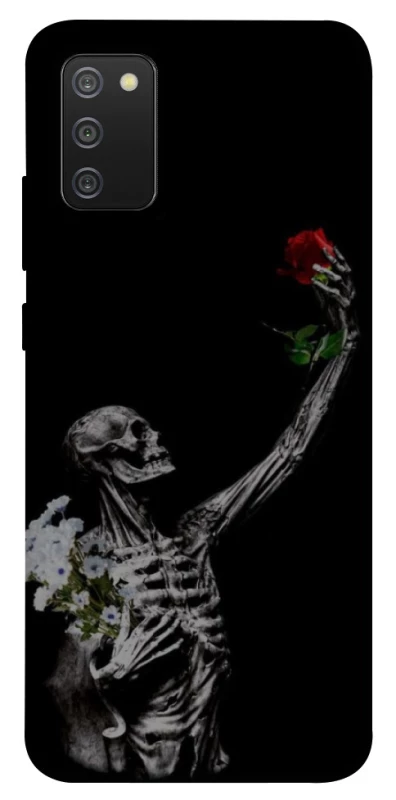 Чехол на Samsung Galaxy A02s Skeleton vs Rose фото 1 из 1