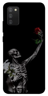 Чехол на Samsung Galaxy A02s Skeleton vs Rose фото 1 из 1