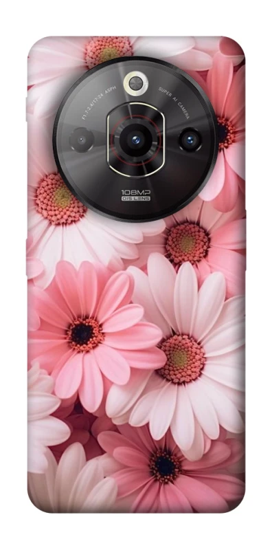 Чехол на ZTE Nubia Focus Pro Розовые цветы v2 фото 1 из 1