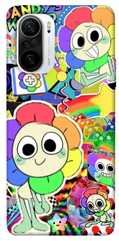 Чохол на Xiaomi Redmi K40 / K40 Pro / K40 Pro+ / Poco F3 Dandy world collage фото 1 з 1