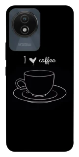 Чехол на Vivo Y02 Black coffee фото 1 из 1