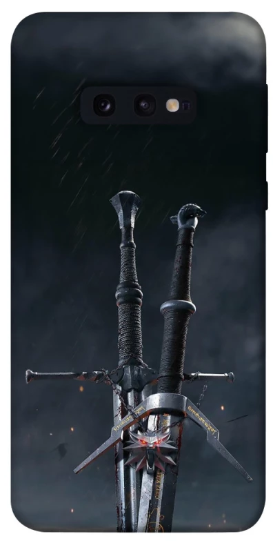 Чехол на Samsung Galaxy S10e Мечи Ведьмака фото 1 из 1