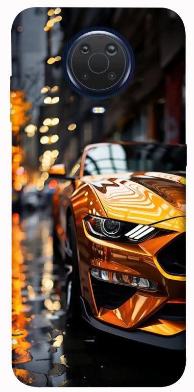 Чехол на Nokia G20 / G10 / 6.3 Golden sports car фото 1 из 1